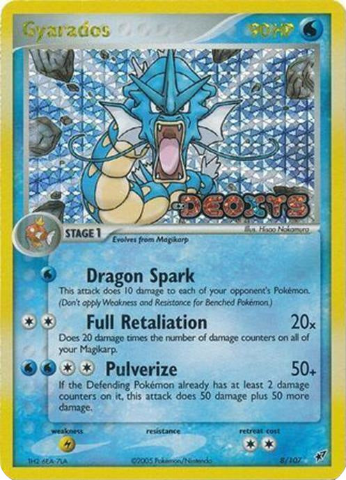 Gyarados (8/107) (Stamped) [EX: Deoxys] | Enigma On Main