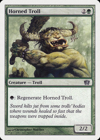 Horned Troll [Eighth Edition] | Enigma On Main