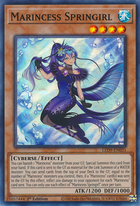 Marincess Springirl [LED9-EN031] Super Rare | Enigma On Main